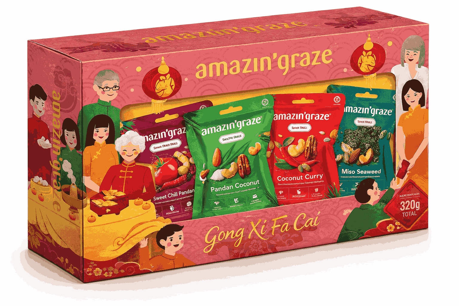 Ag 2026 Cny Nut Mix Variety Box 240g