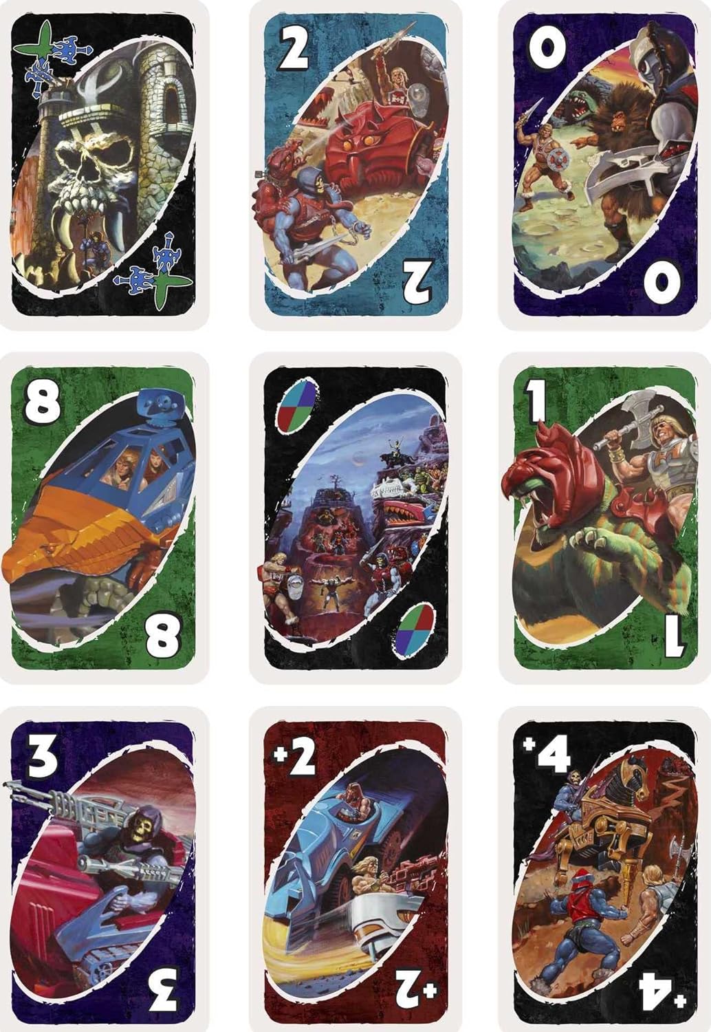 MATTEL UNO LICENSED MASTERS OF THE UNIVERSE CARD GAME