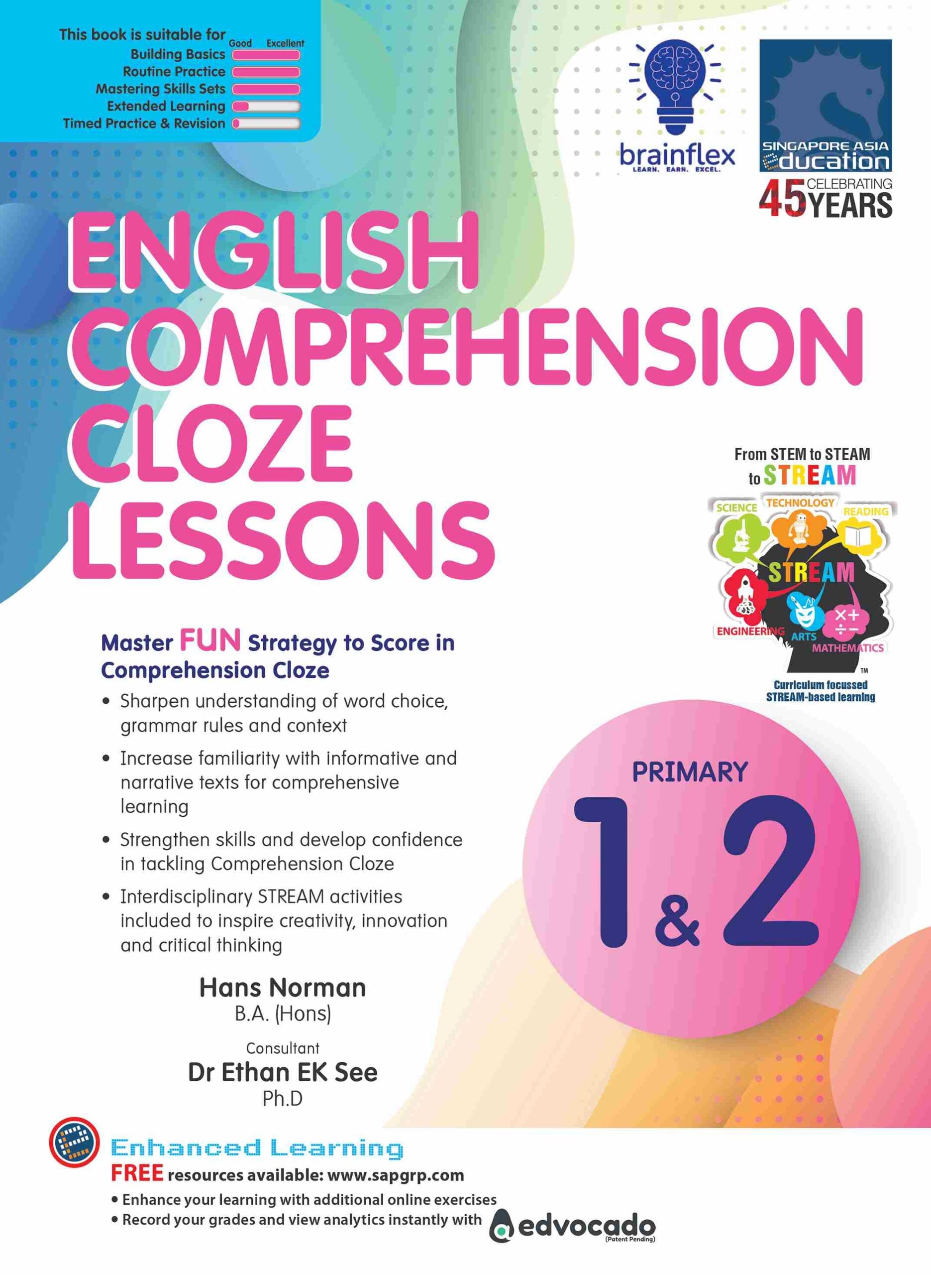 English Comprehension Cloze Lessons Primary 1 and 2