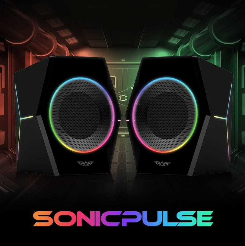 Armaggeddon Sonic Pulse 2.0 Gaming Speaker - Black