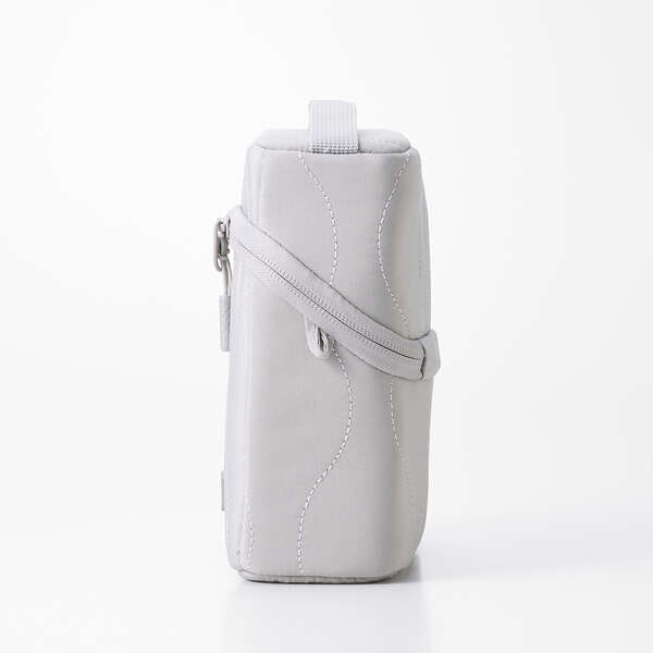 Elecom BMA-QTGPSGY Quilted Gadget Pouch, Stand Type