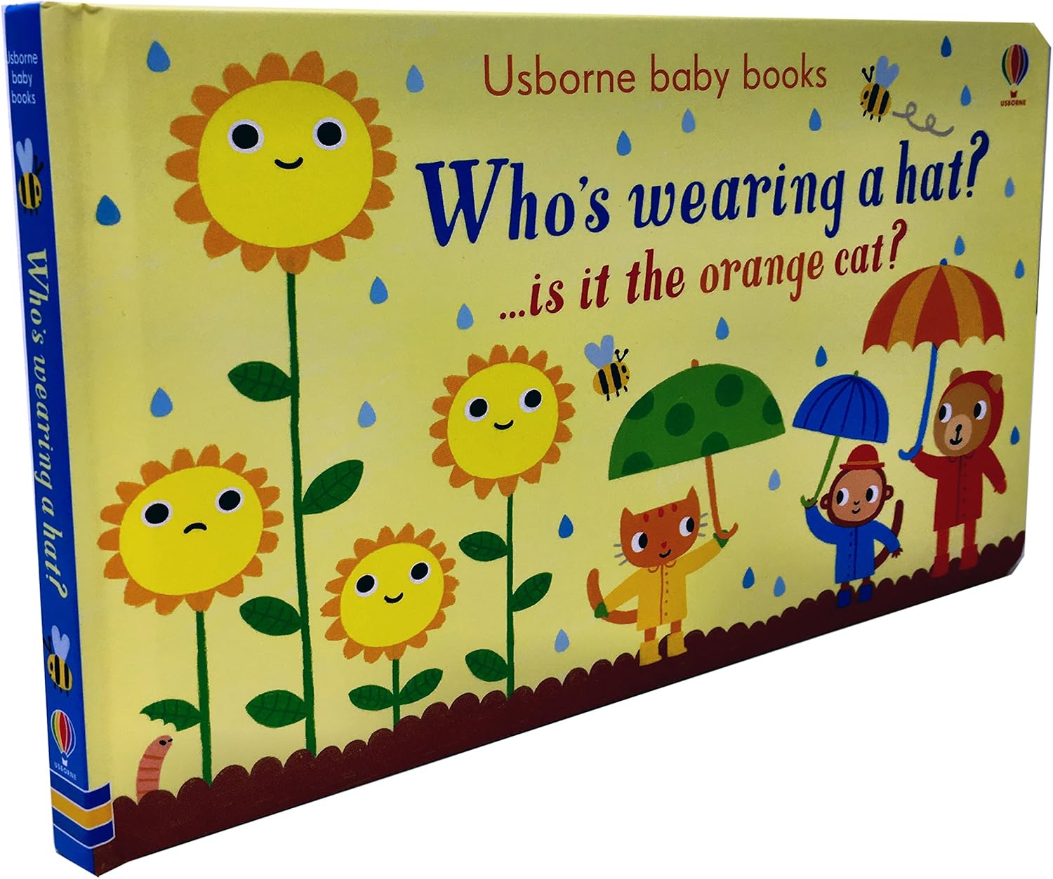 Usborne Baby Books (3 Books Set): Who's Wearing a Hat, Who's up in the Air, Who's Fallen Asleep