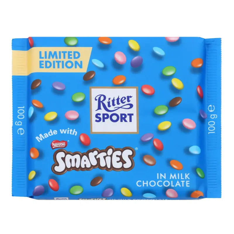 Ritter Sport Smarties Milk Chocolate 100g