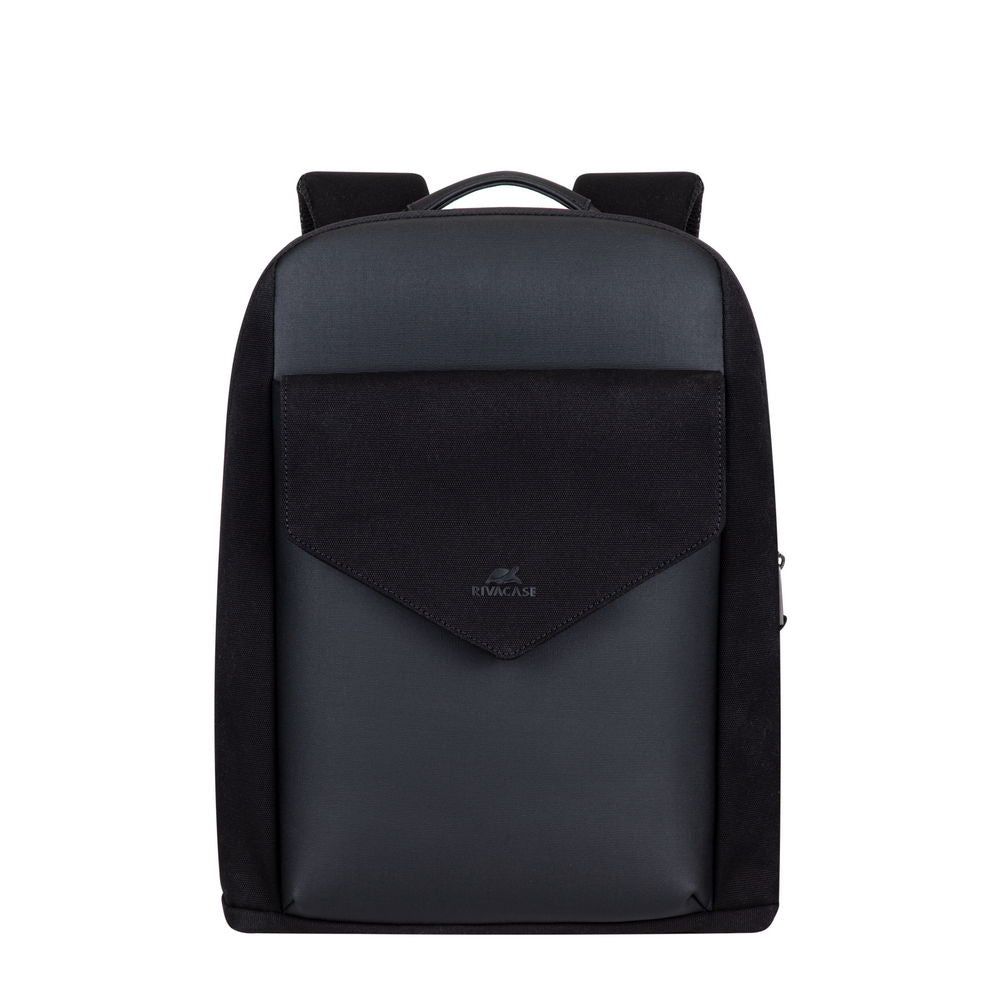 Rivacase 8524 Canvas Backpack - Black