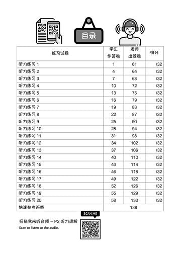Primary 2 画龙点睛-听力理解