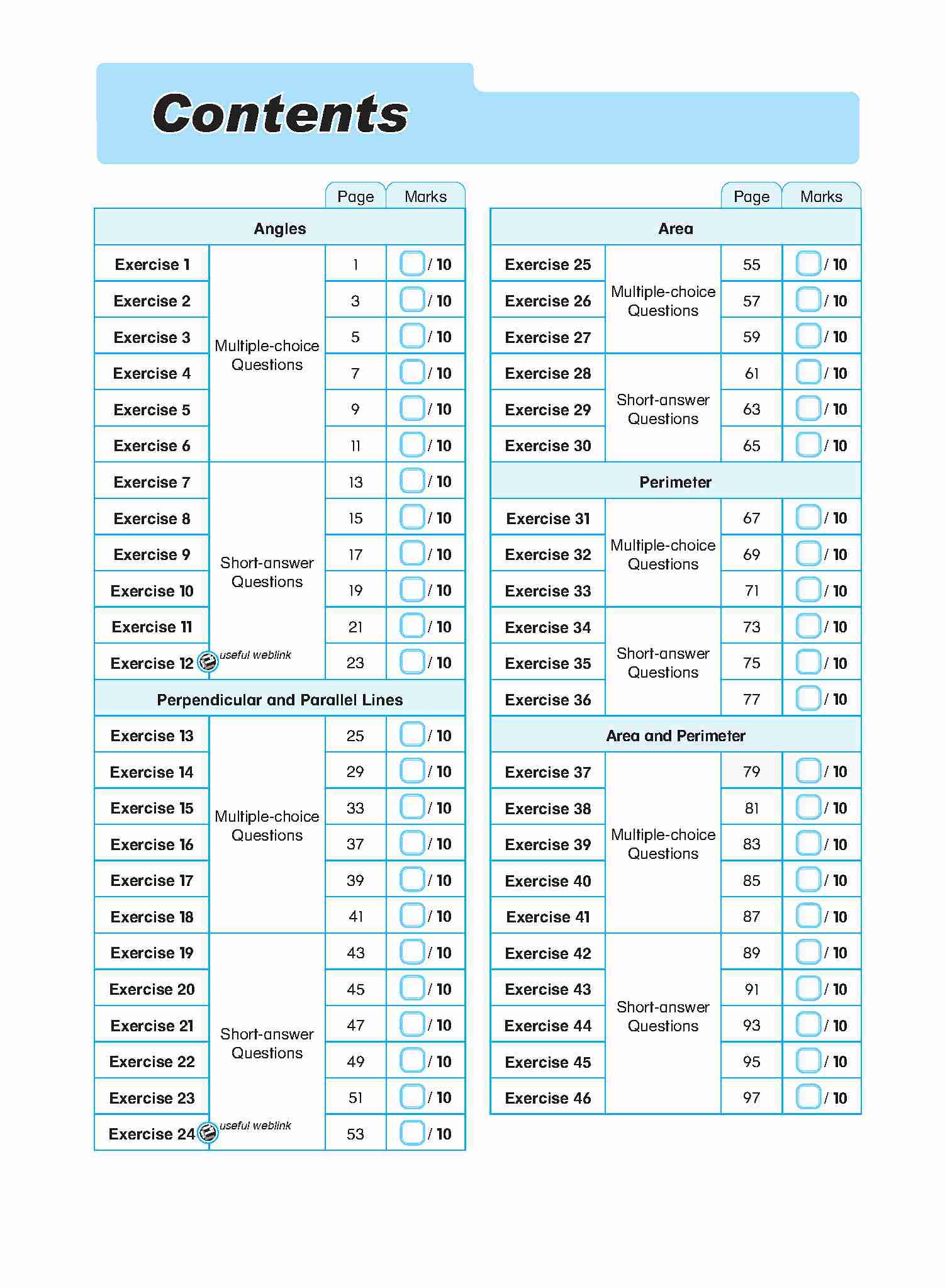 Conquer Mathematics Geometry . Area . Perimeter . Bar Graphs Workbook ...