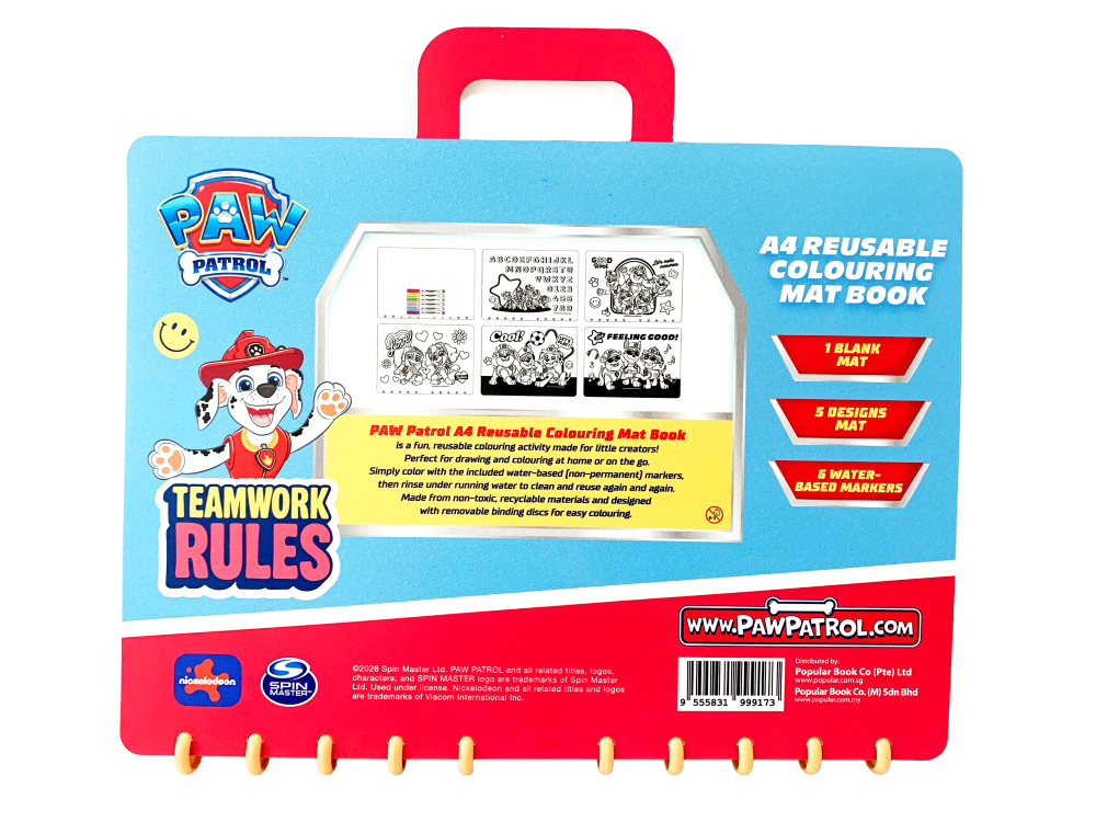 Paw Patrol Colouring Mat Set PAWP-CMS-1