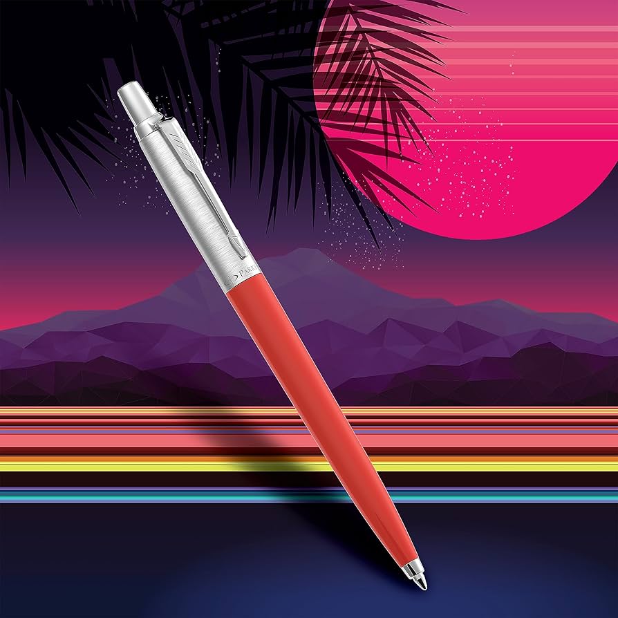 PARKER JOTTER ORIG VERMILION CHROME CT B