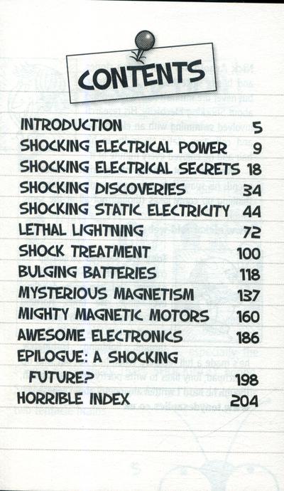 Shocking Electricity - Horrible Science (Paperback)