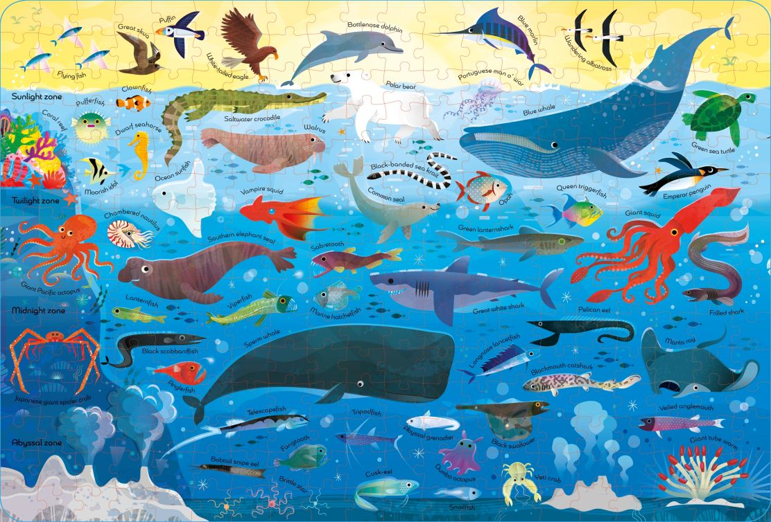 Usborne Book & Jigsaw: Oceans