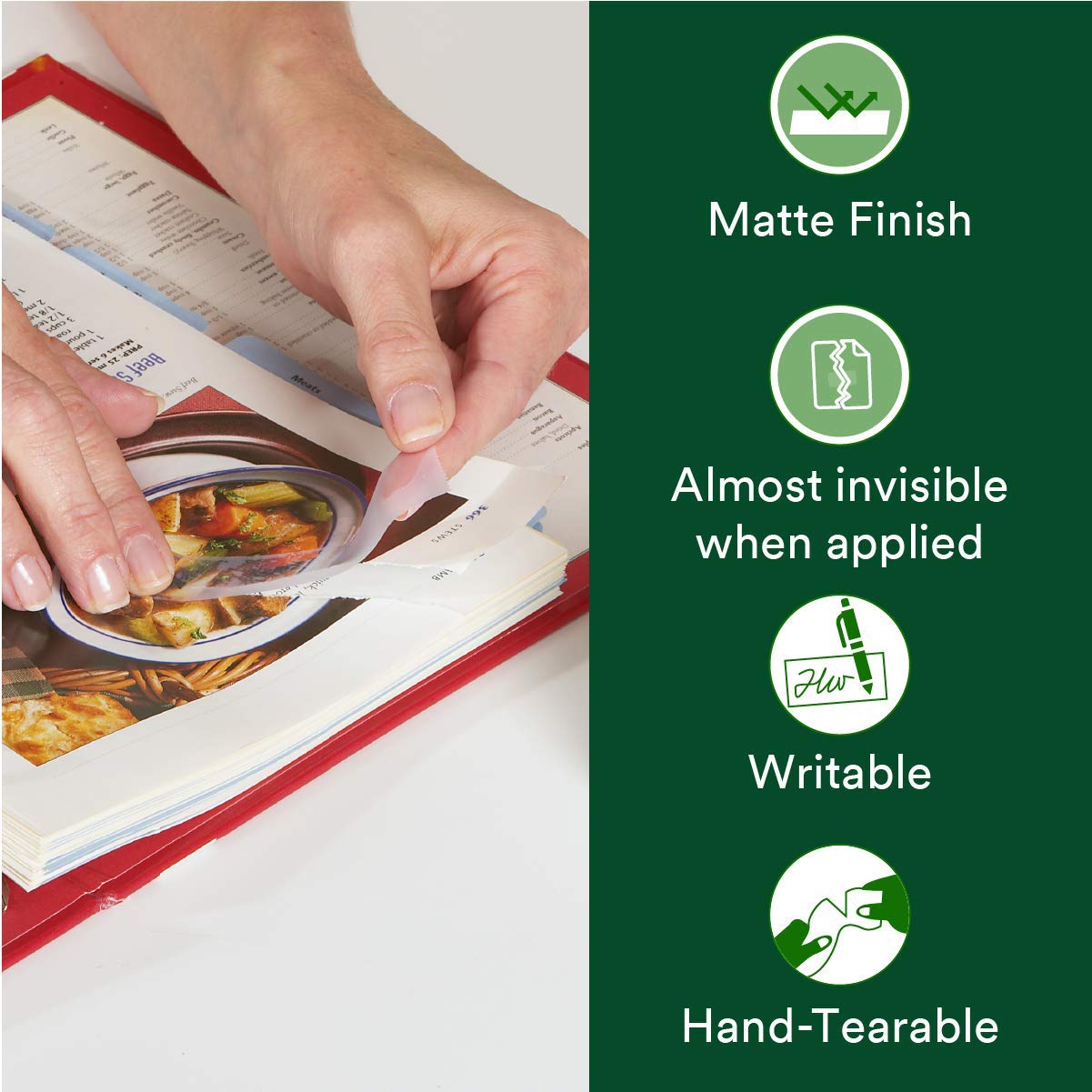 Scotch® 105 Magic™ Transparent Tape, 3/4 In X 300 In