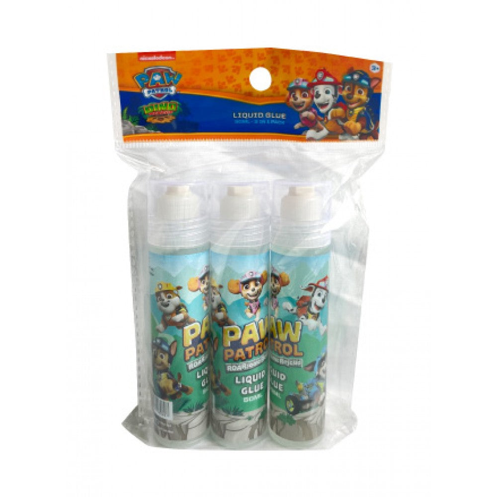PAW PATROL PVC LIQUID GLUE 50ML 3 IN 1 SET