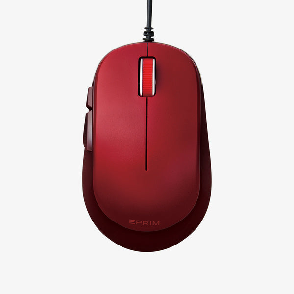 Elecom BlueLED Wired Mouse Red