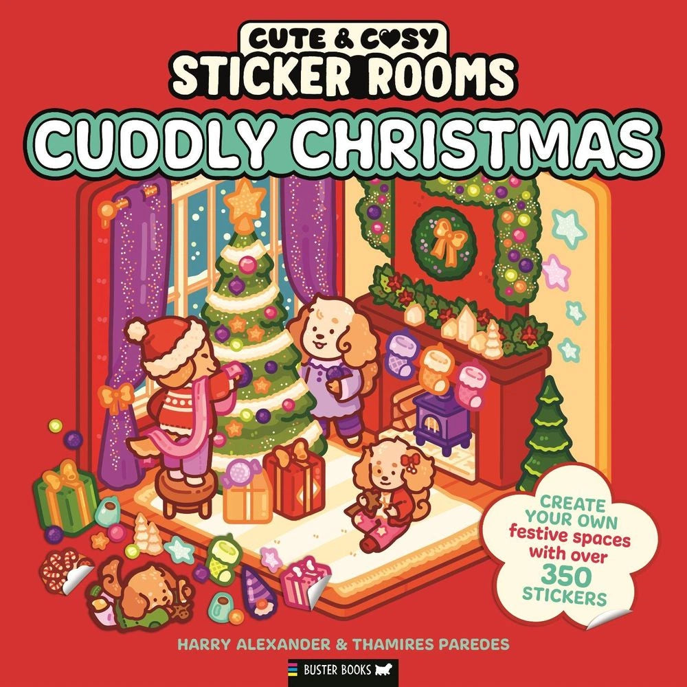 Sticker Rooms: Cuddly Christmas (Paperback)