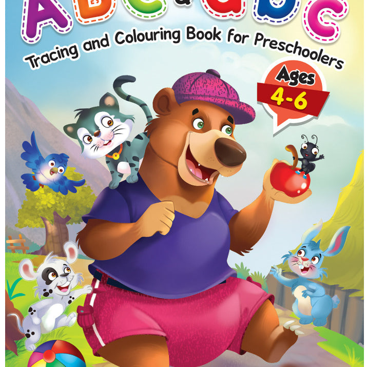 Fun With Abc & Abc Tracing & Colouring Book