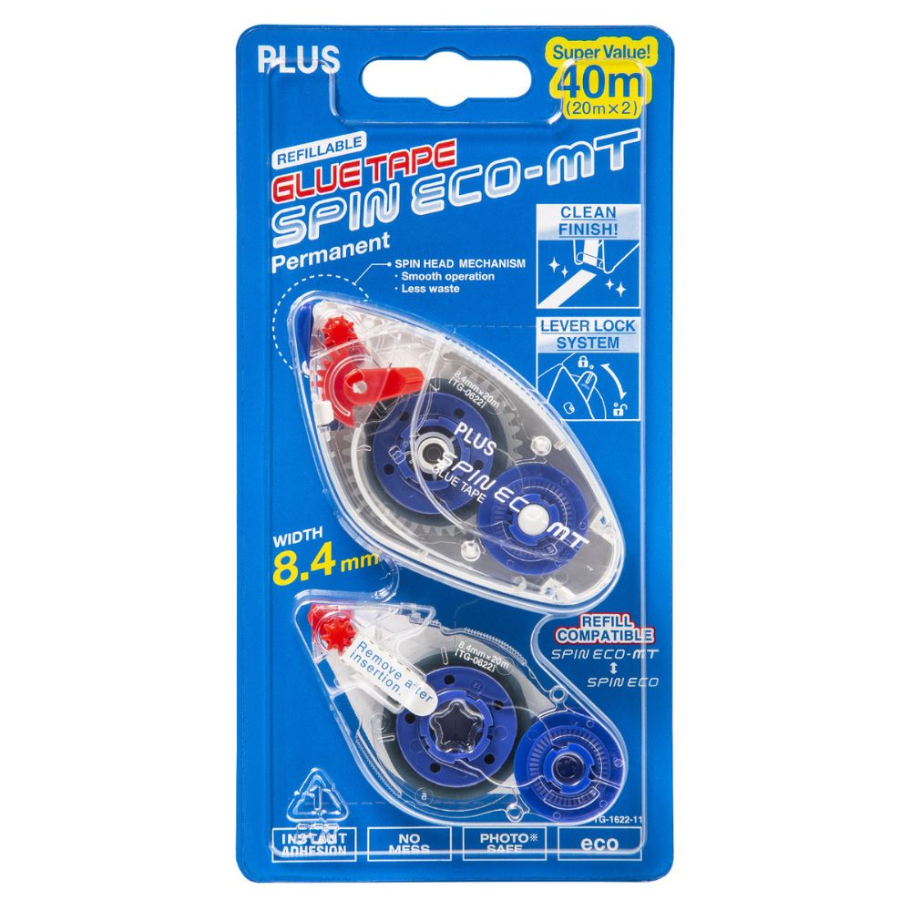 Plus Spin Eco Glue Tape Set