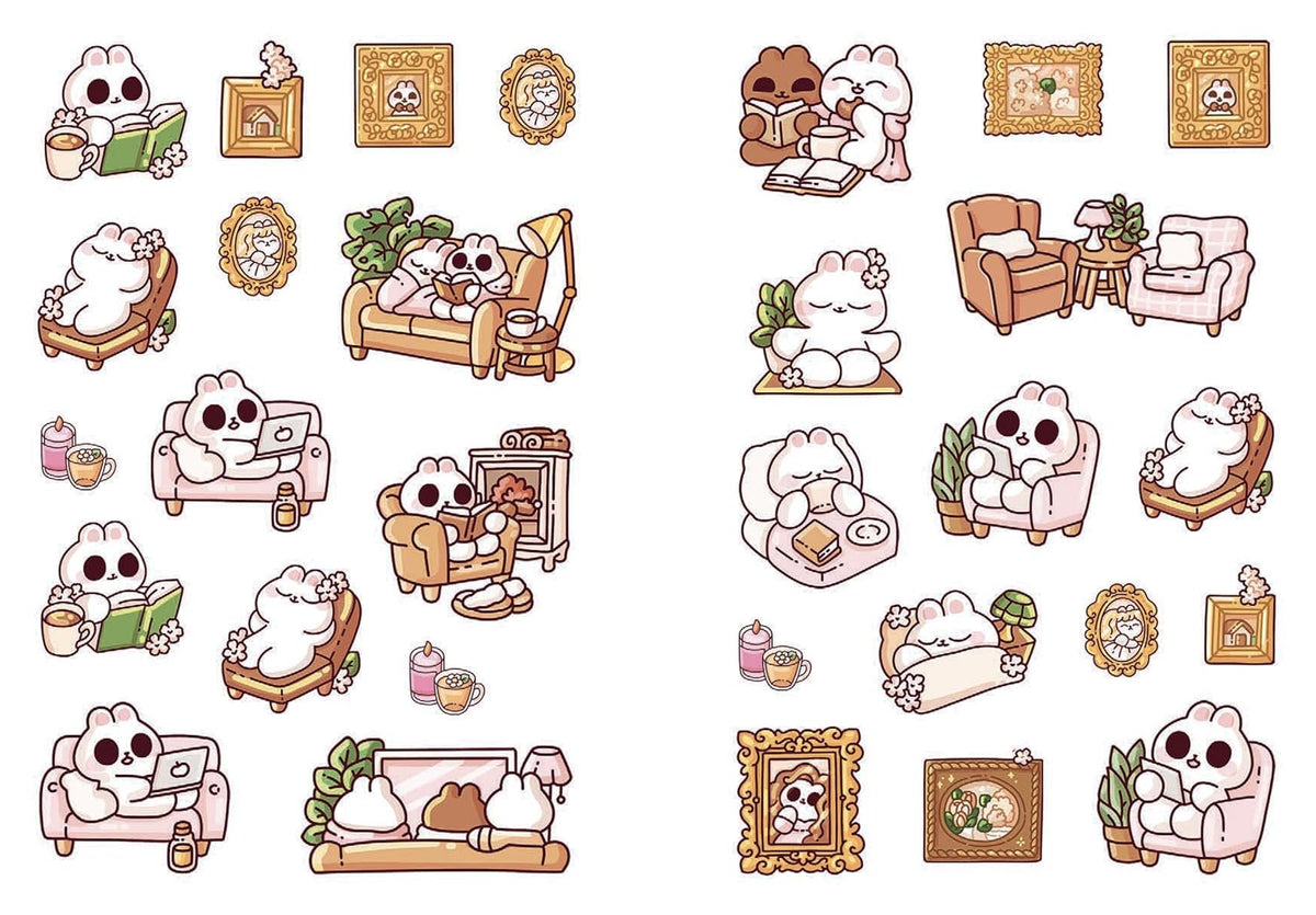 Cozy Home: A Cute 'n' Cozy Little Sticker Book Over 200 stickers! (Paperback)