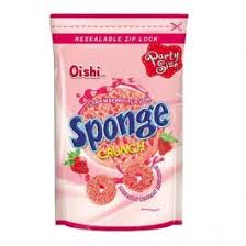 Oishi Standing Pouch Sponge Strawberry