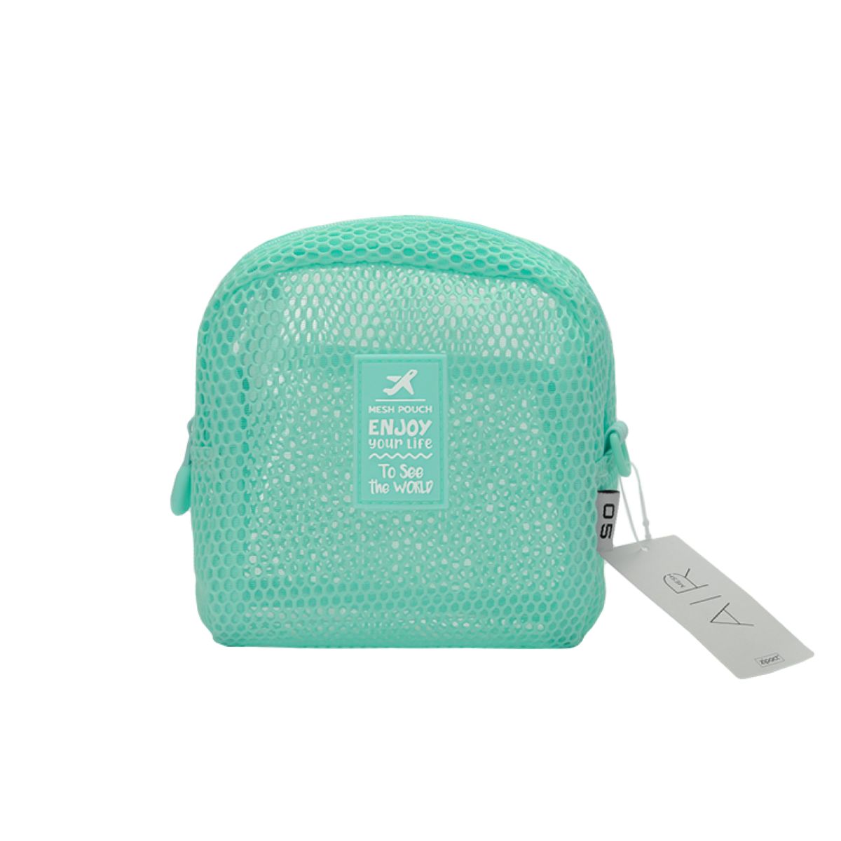  Mesh Square Pouch Mint V24605-MT