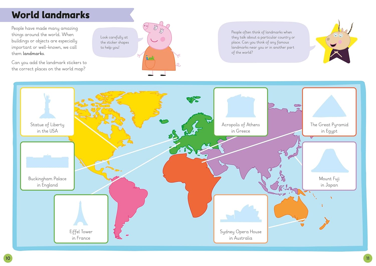Ladybird Learn with Peppa Around the World Sticker Activity Book