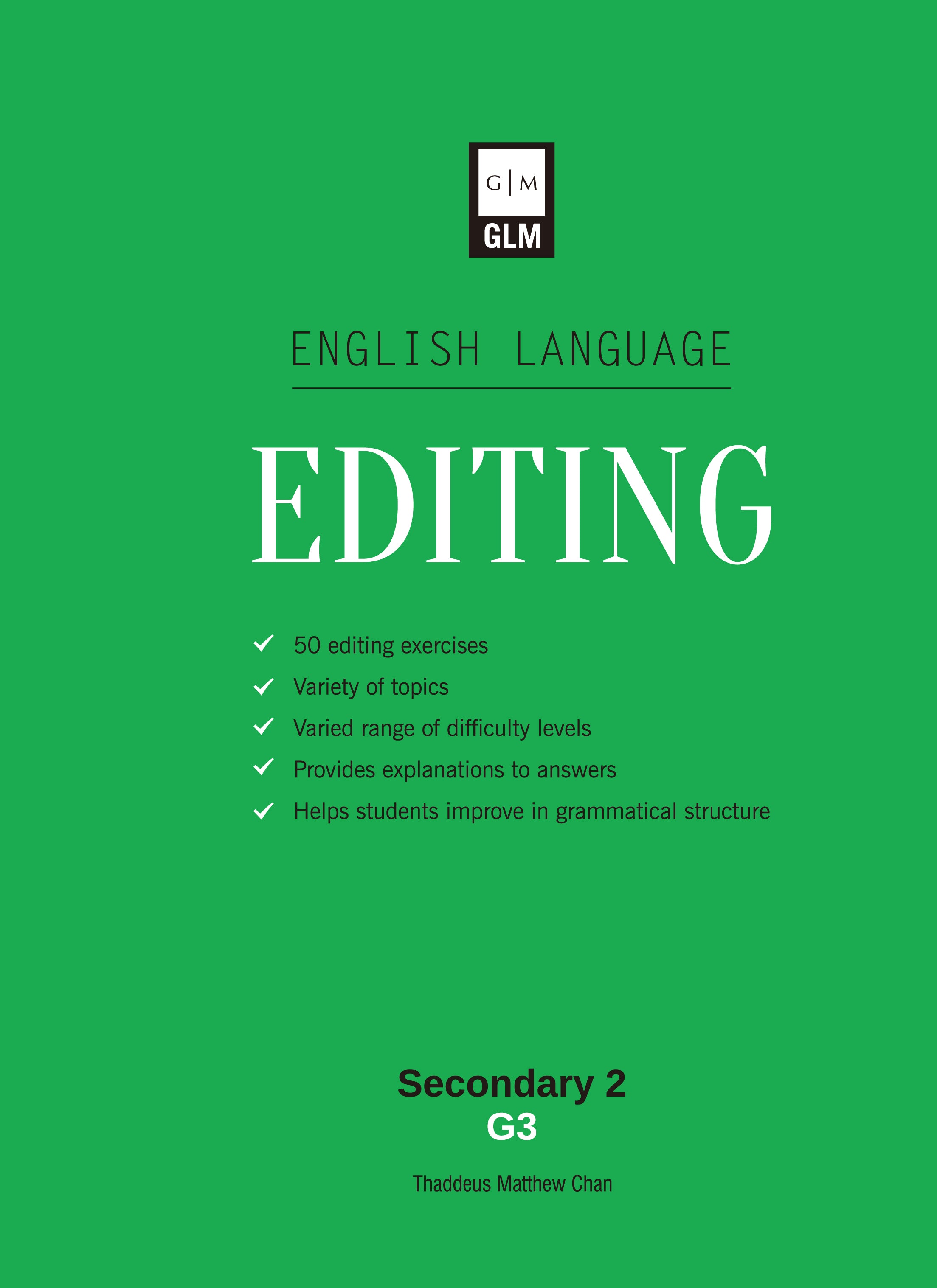 Secondary 2 Express English Editing
