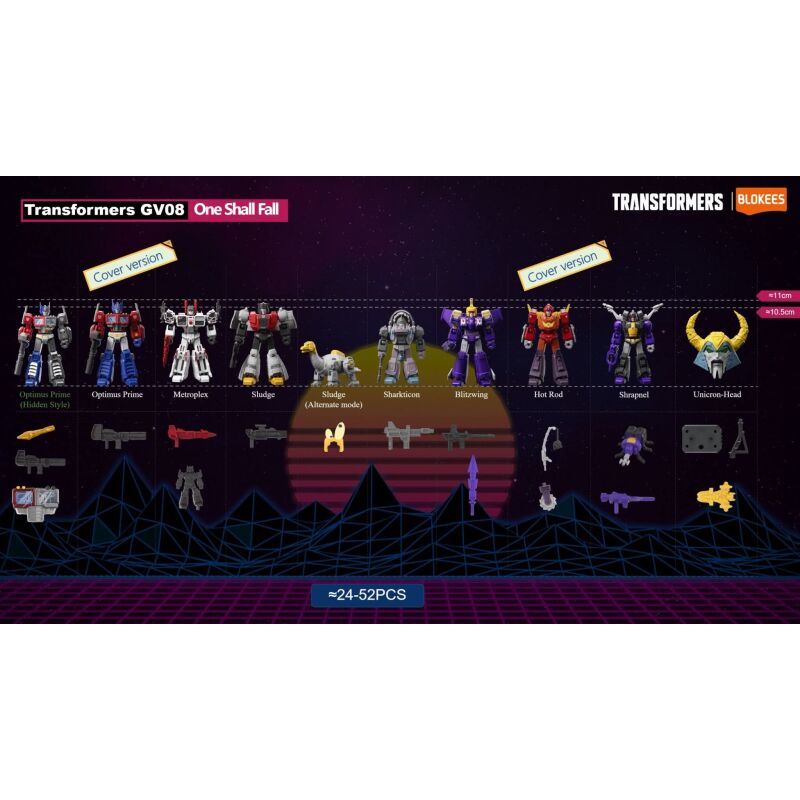 BLOKEES TRANSFORMERS GALAXY VERSION 08 ONE SHALL FALL BLIND BOX