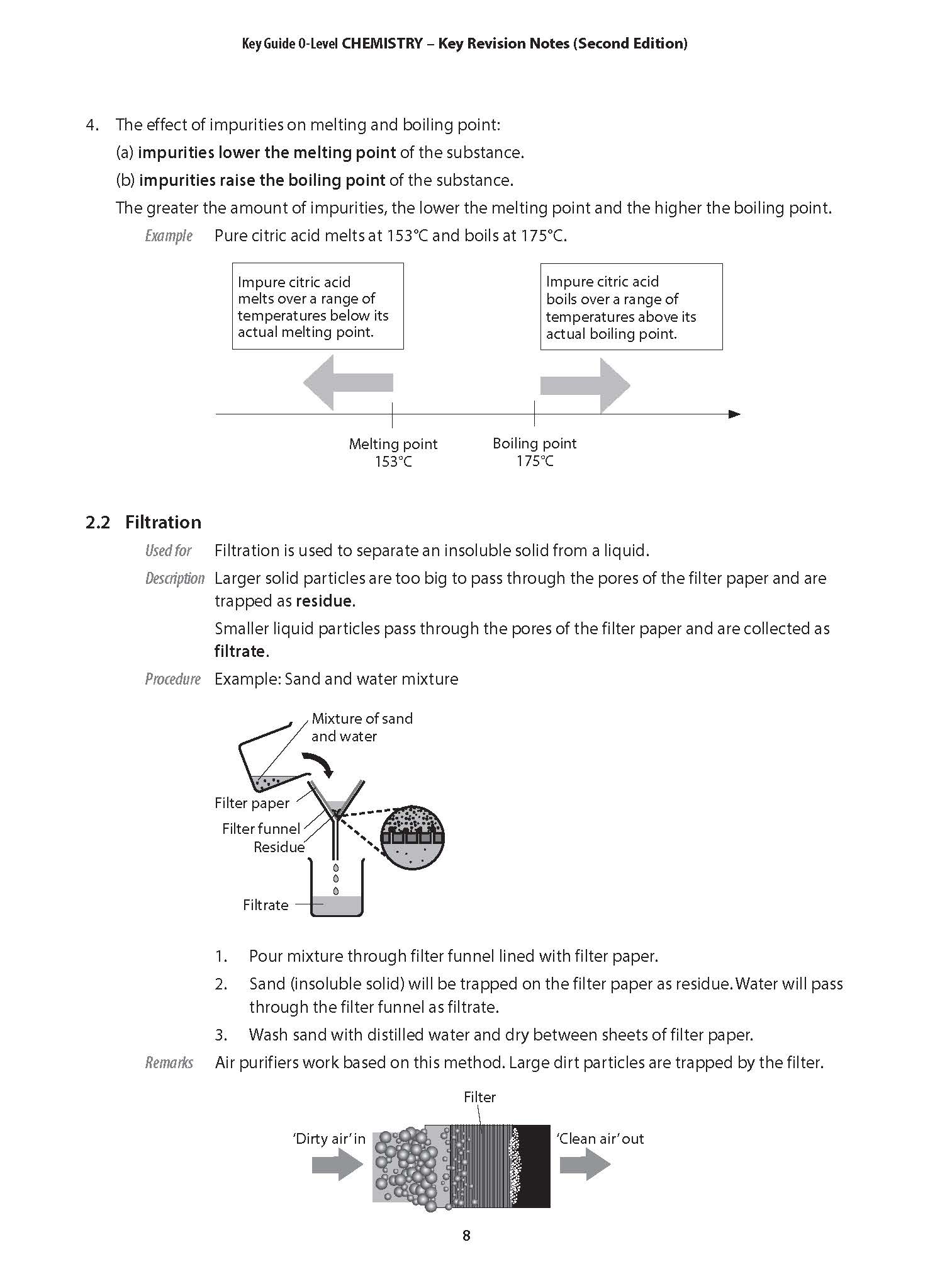 Key Guide: O-Level Chemistry Key Revision Notes Second Edition