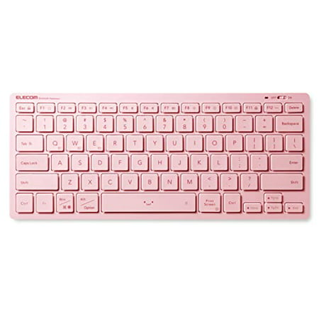Elecom Bluetooth Multi-Pairing Mini Keyboard US Layout Pantograph Type Lightweight and Thin Simultaneous Pairing of 3 Devices Compatible with Mac OS/i