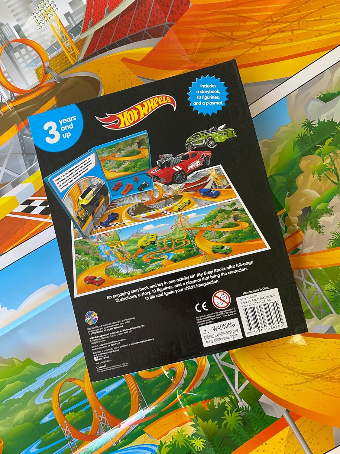 My Busy Book : Mattel Hot Wheels (Board Book)