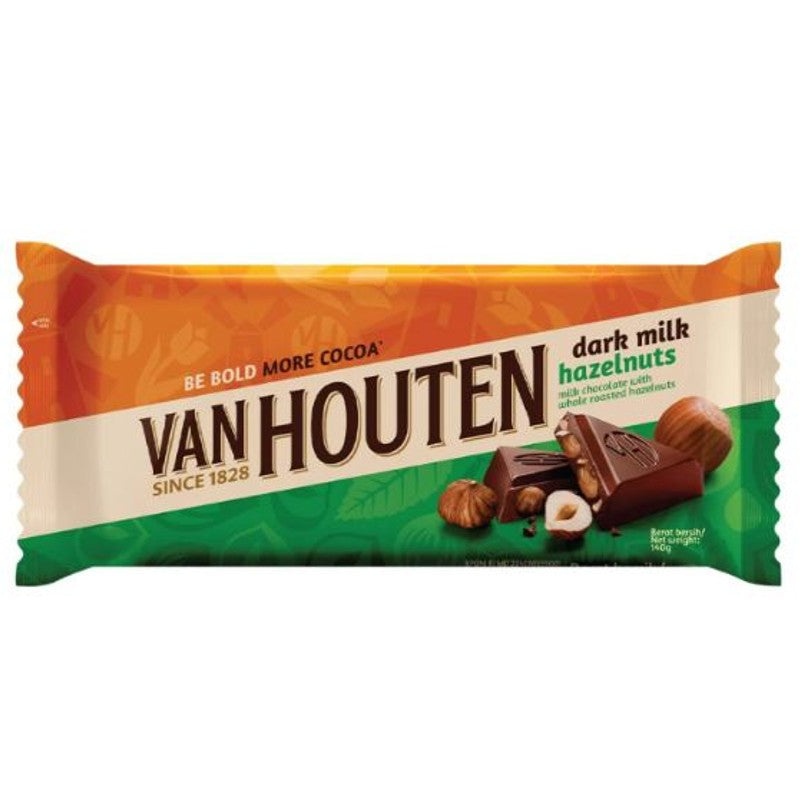 Vh Dark Milk Hazelnuts Choc Bar 45g