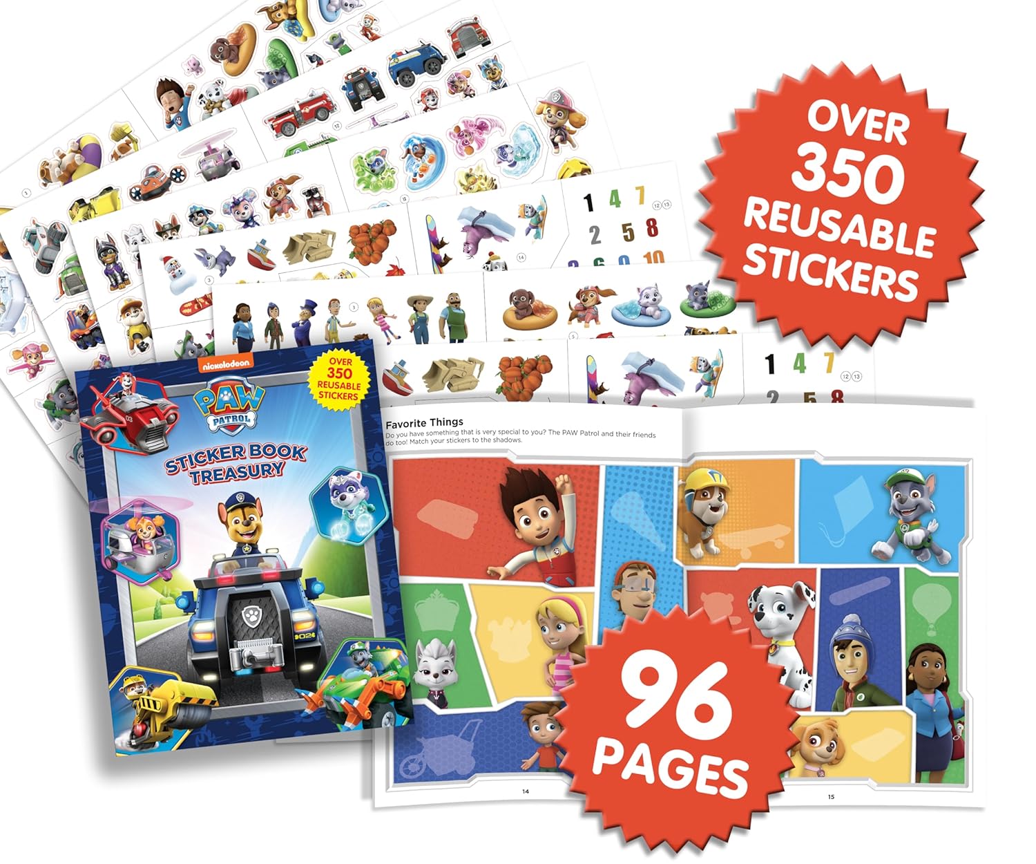 Paw Patrol Sticker Book Treasury