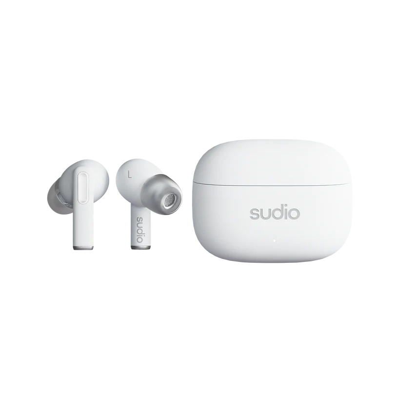 Sudio A1 Pro Wireless Earbuds with ANC - White