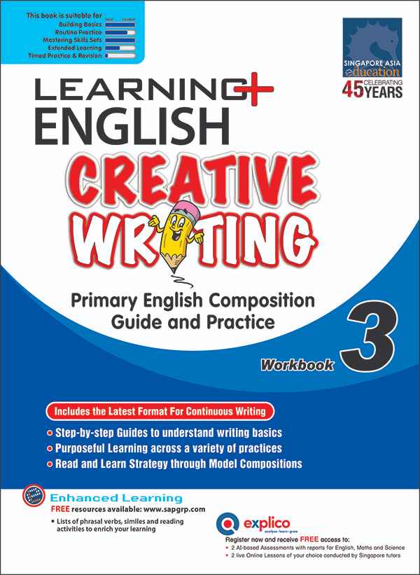 Learning+ English Creative Writing Workbook 3