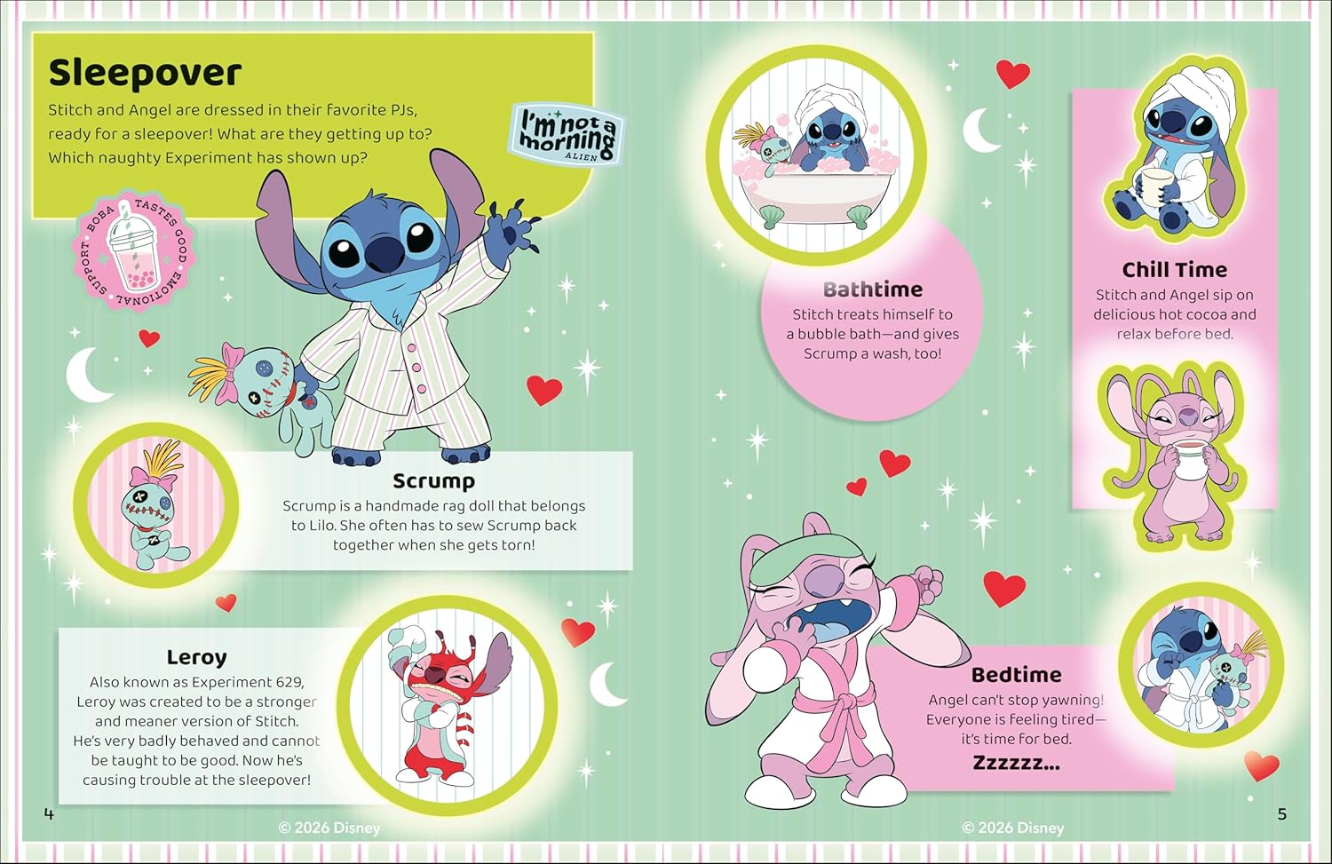 Disney Stitch Glow In The Dark Ultimate Sticker Book (Paperback)