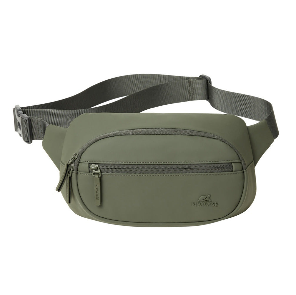 Rivacase 7812 Eden-ECO Waist/Sling Bag, Size M - Olive Green