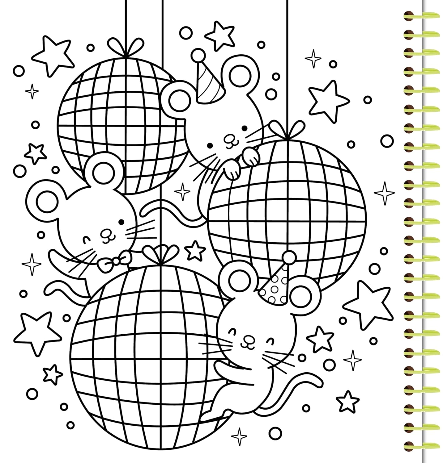 Neon Cuties (Scratch Art Book for Kids) (Board Book)