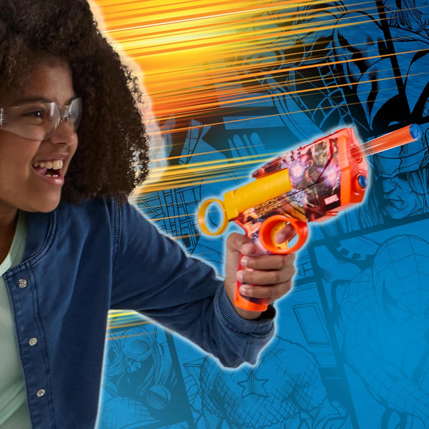 HASBRO NERF MARVEL IRON MAN DART BLASTER