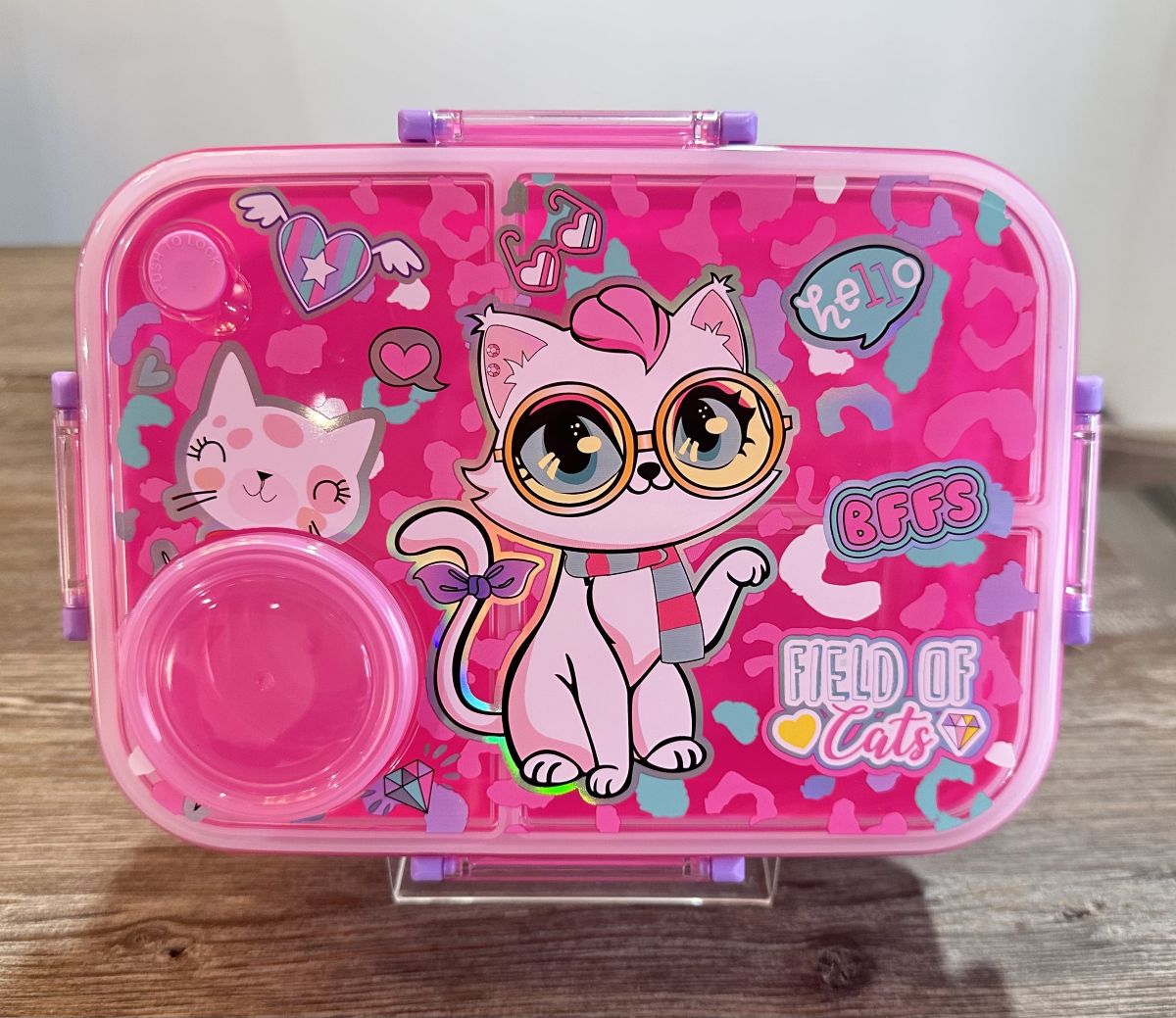 Kids’ Lunch Box with Cup 830ml – Assorted Designs