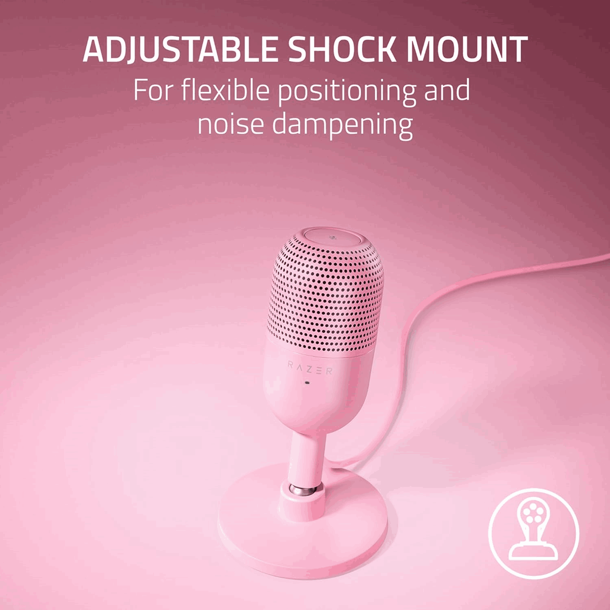 Razer Seiren V3 Mini Ultra-Compact USB Microphone Quartz
