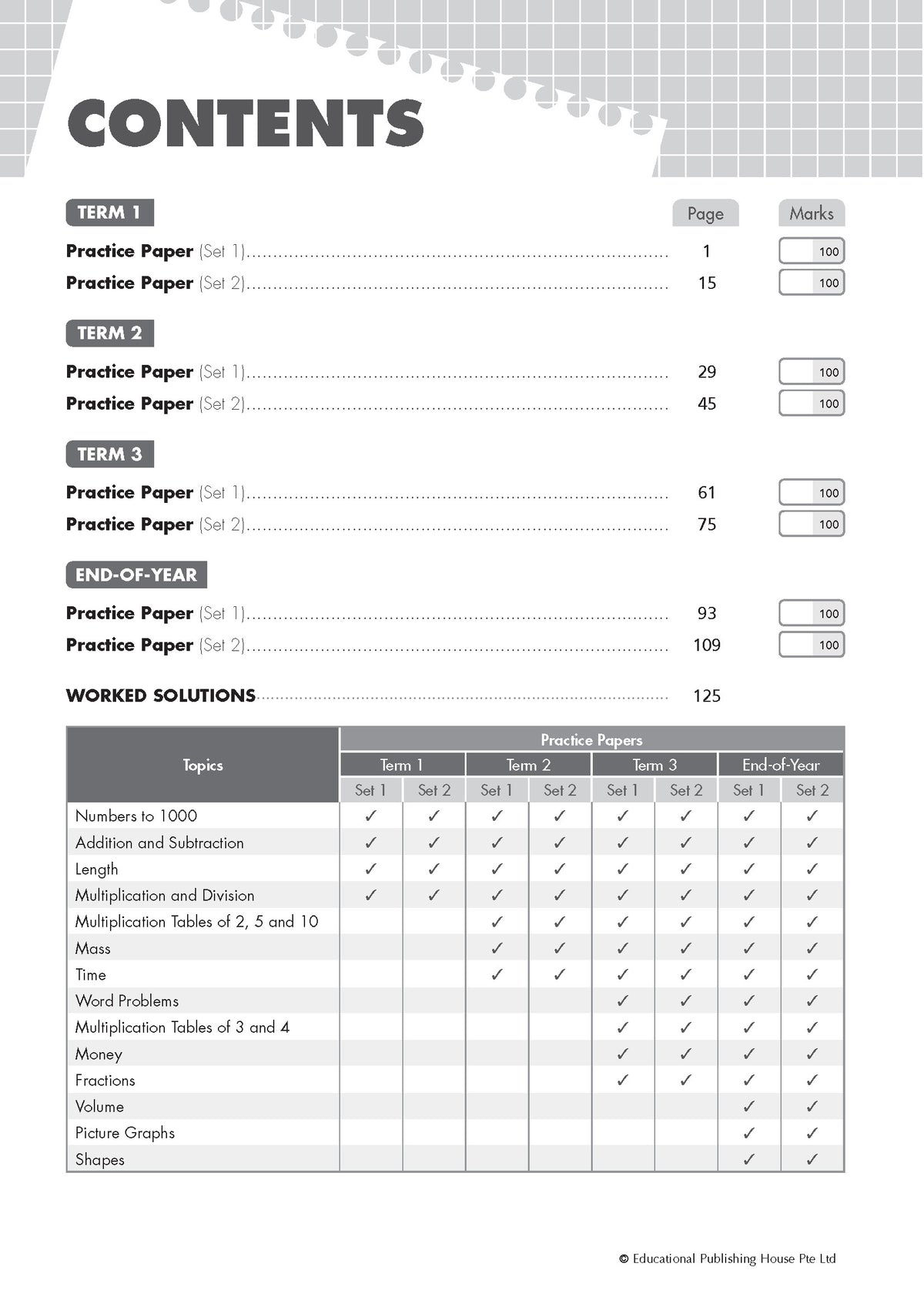 Primary 2 TOP Mathematics Practice Papers 