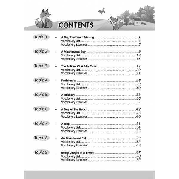 Primary 3 Vocabulary for Composition