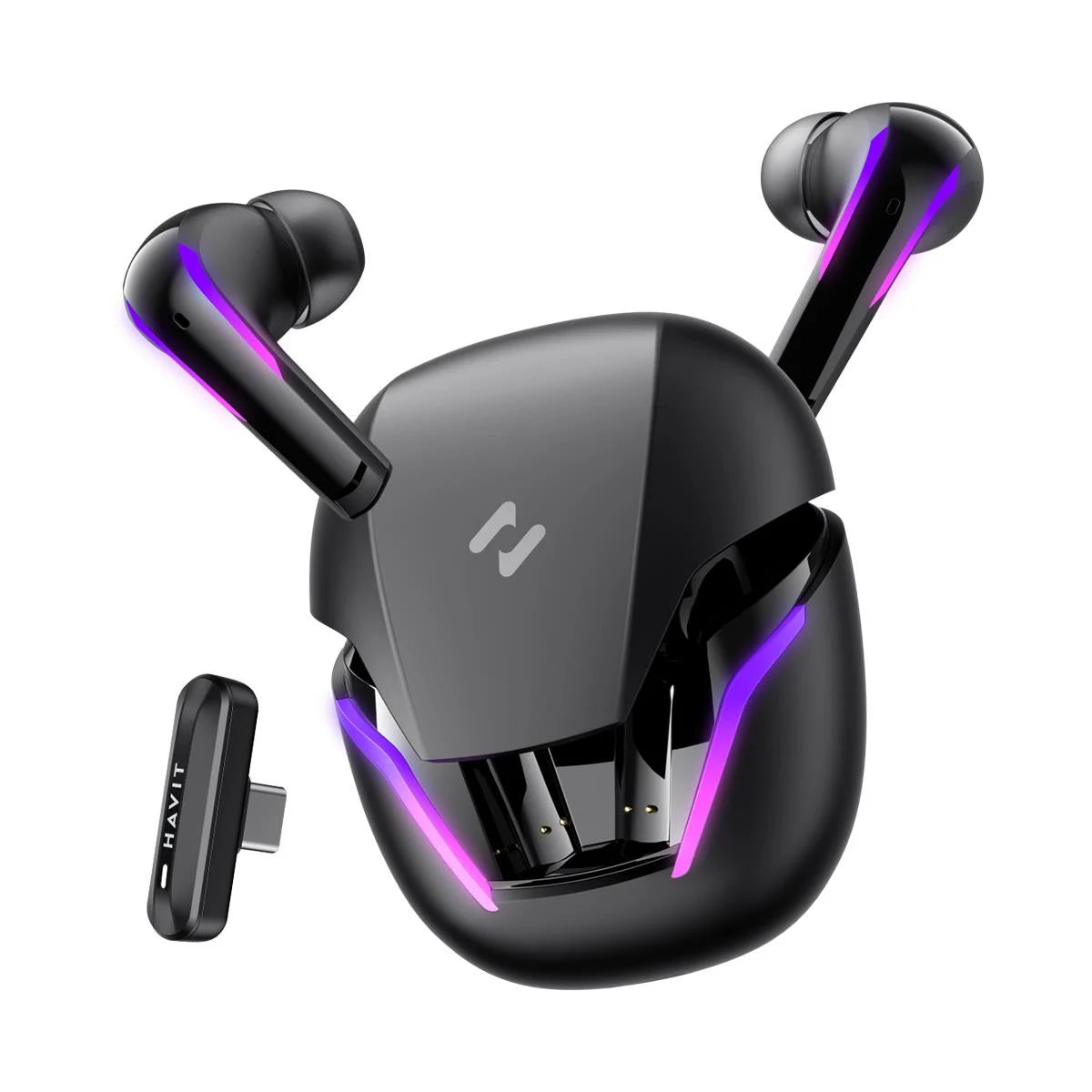 Havit TW970 TWS RGB Gaming Bluetooth Headset - Black
