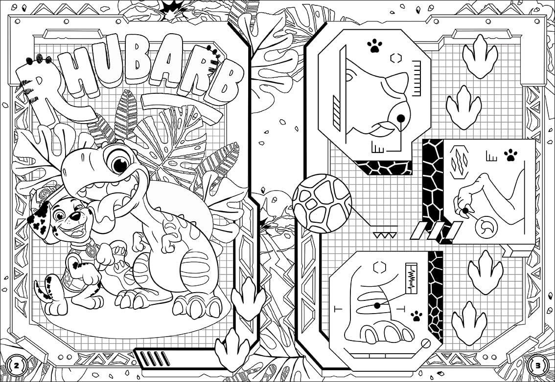 PAW Patrol The Dino Movie - 32pp Colouring Book (Paperback)