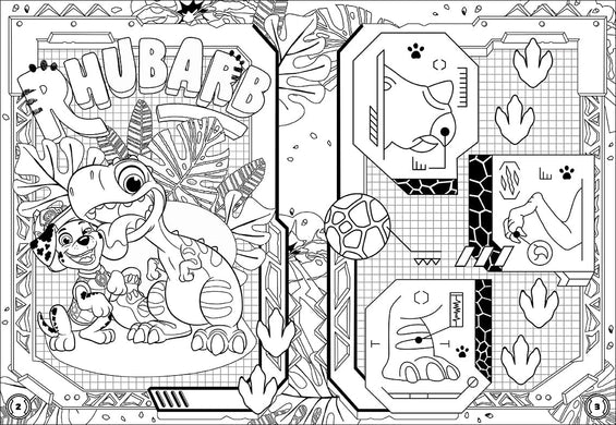 PAW Patrol The Dino Movie - 32pp Colouring Book (Paperback)