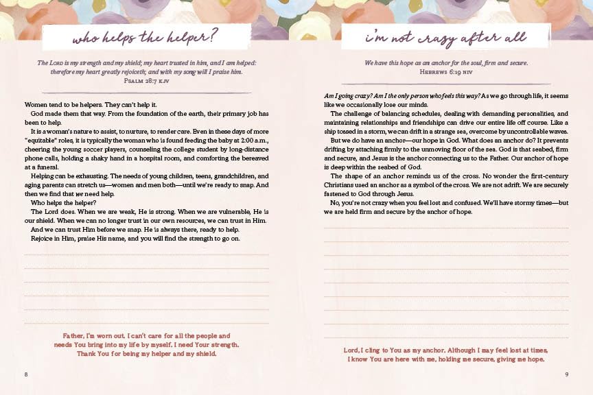 3-Minute Devotions for Women Journal