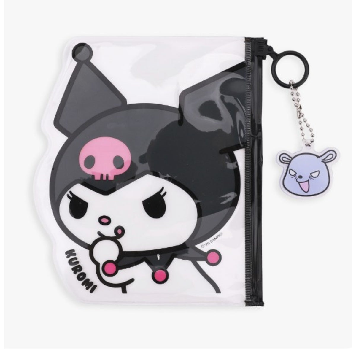 Sanrio Kuromi Transparent Flat Pouch
