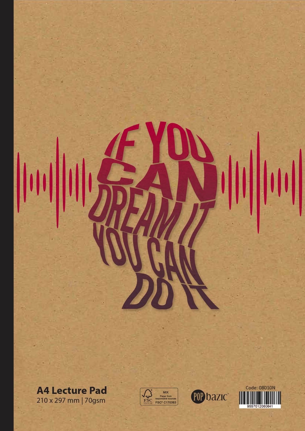 POP BAZIC Fsc Lecture Pad A4 1x5