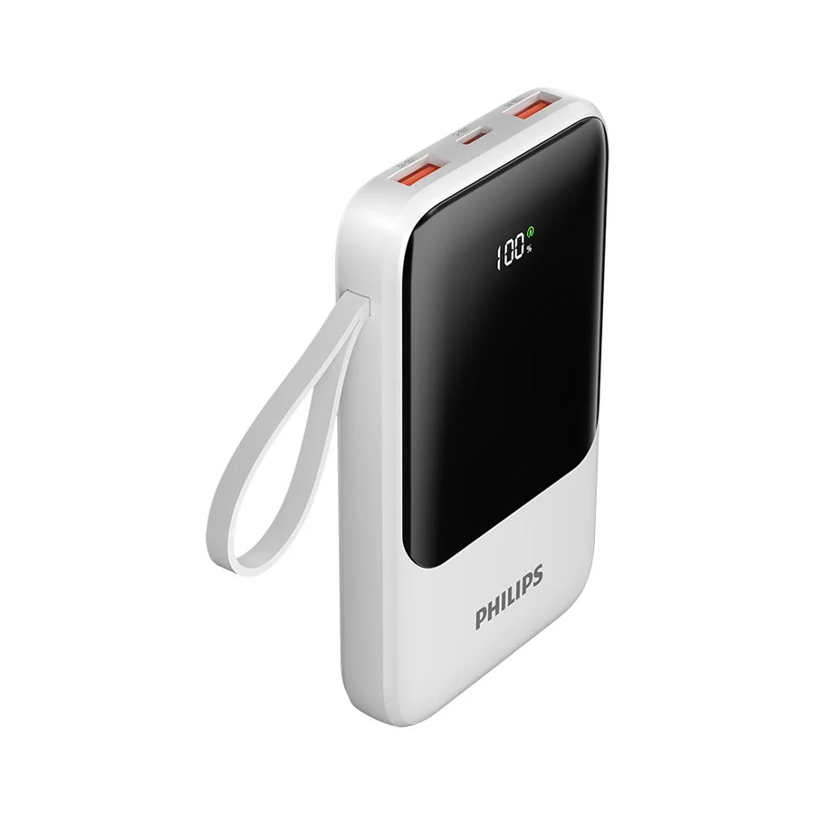Philips DLP2223W/97 10000mAh CCC 22.5W USB-C+Lightning - White