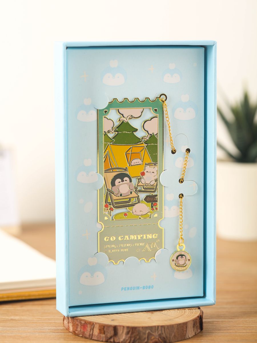 Metal Bookmark Penguin M30202