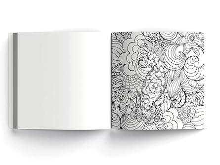 Doodle Coloring Book: Nature (Hardcover – Coloring Book)